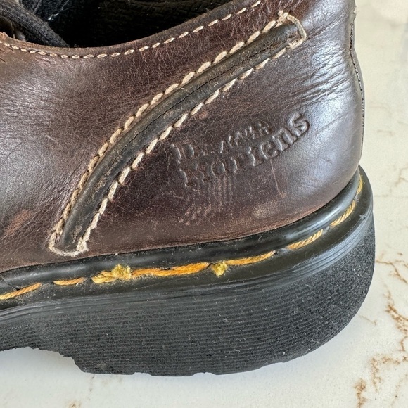Vintage Men\'s Dr. Martens made in England Platform Oxford / Leather / 10 main image 14
